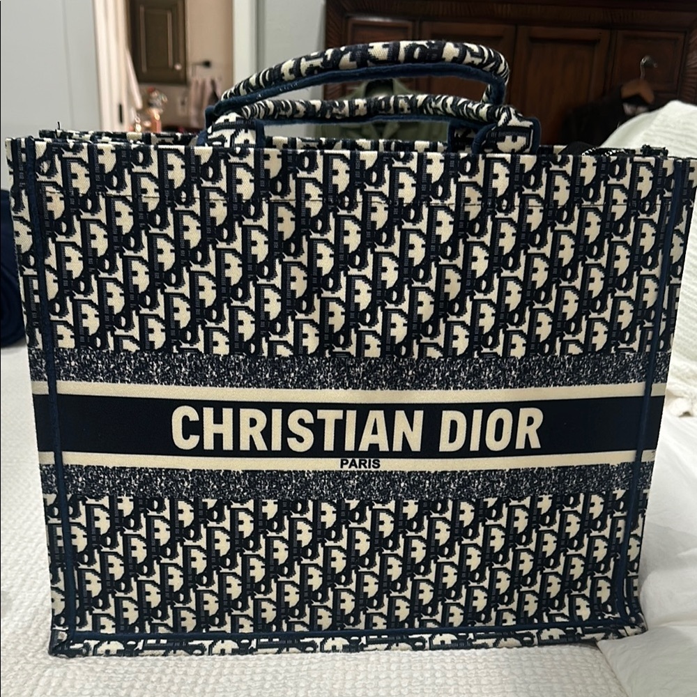 CD Monogram Tote Bag